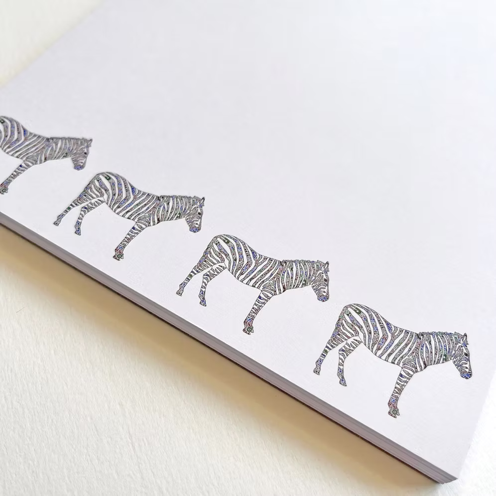 A5 Zebra Notepad