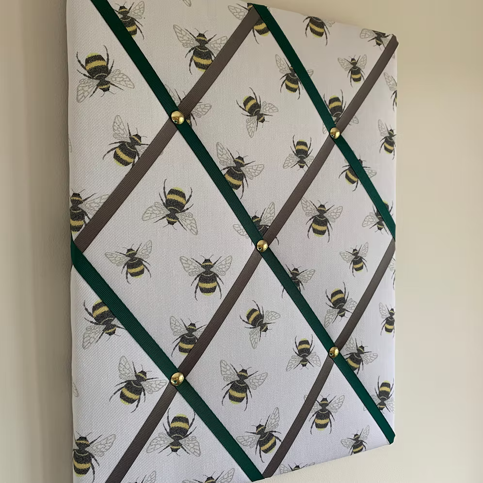 Bee Fabric Noticeboard