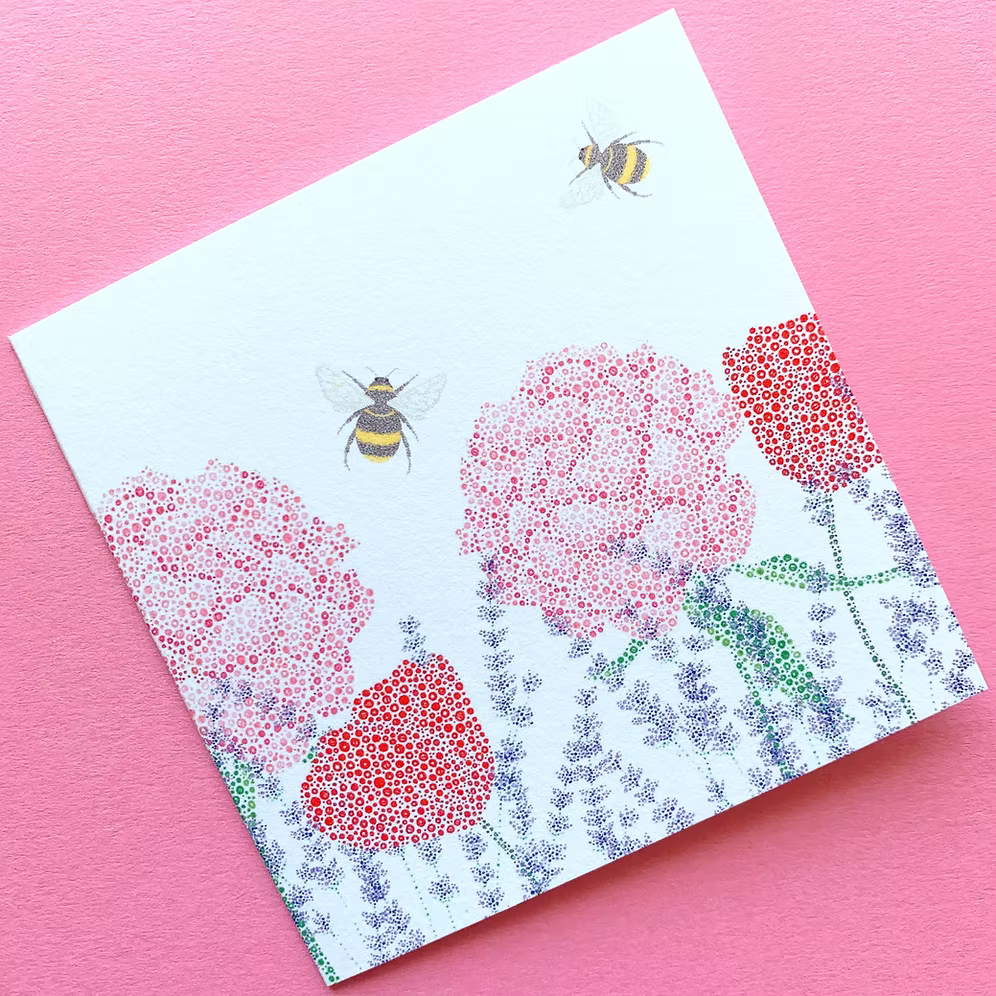 Garden Flower mini cards