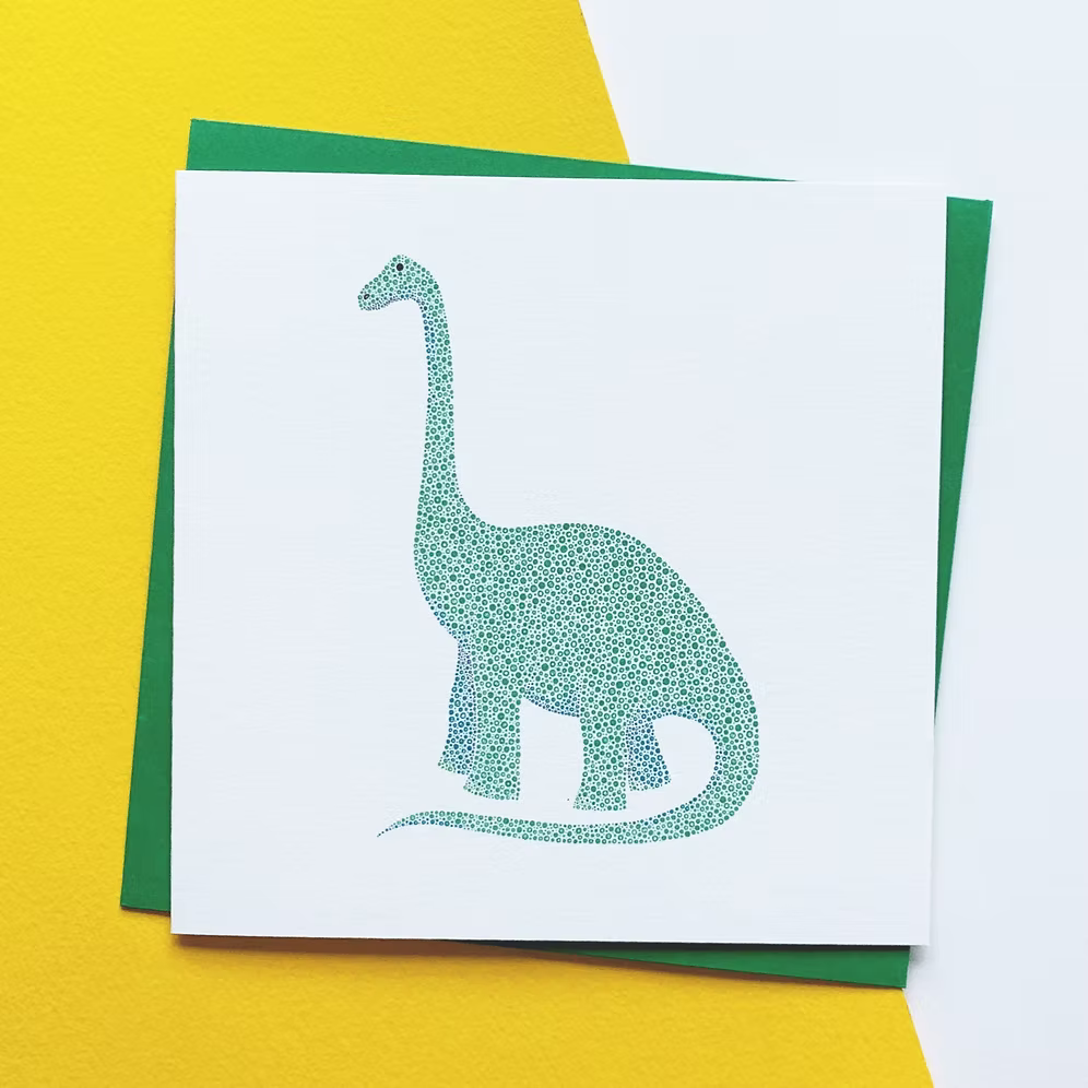 Dinosaur card