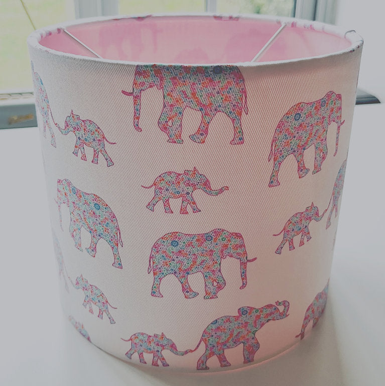 Pink Elephant Lampshade