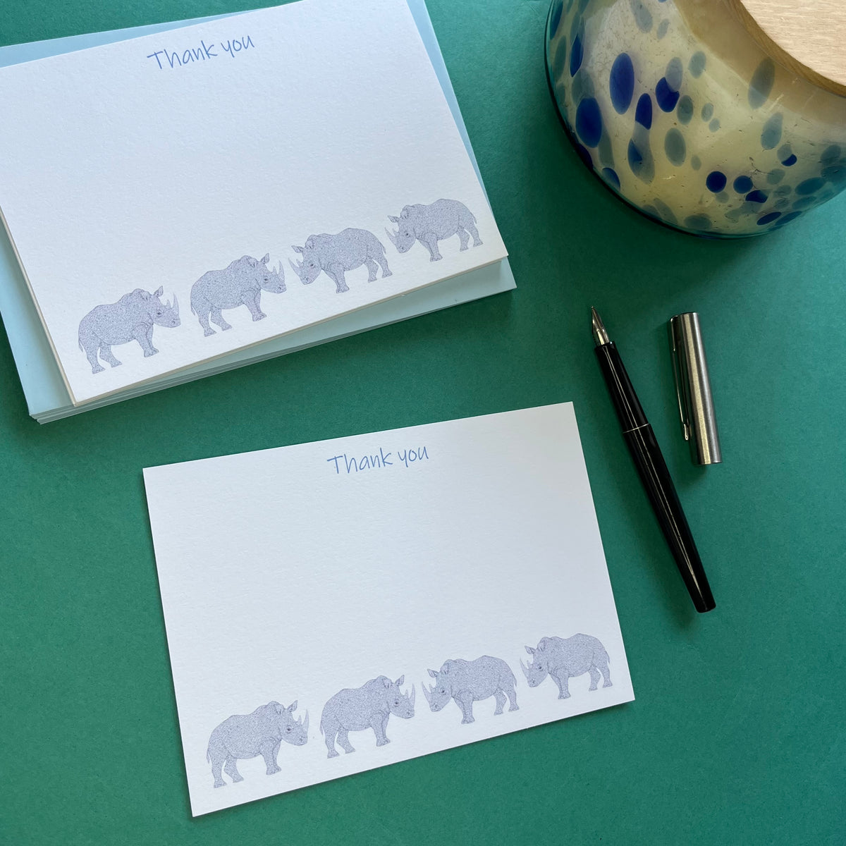 Rhinoceros Notecards