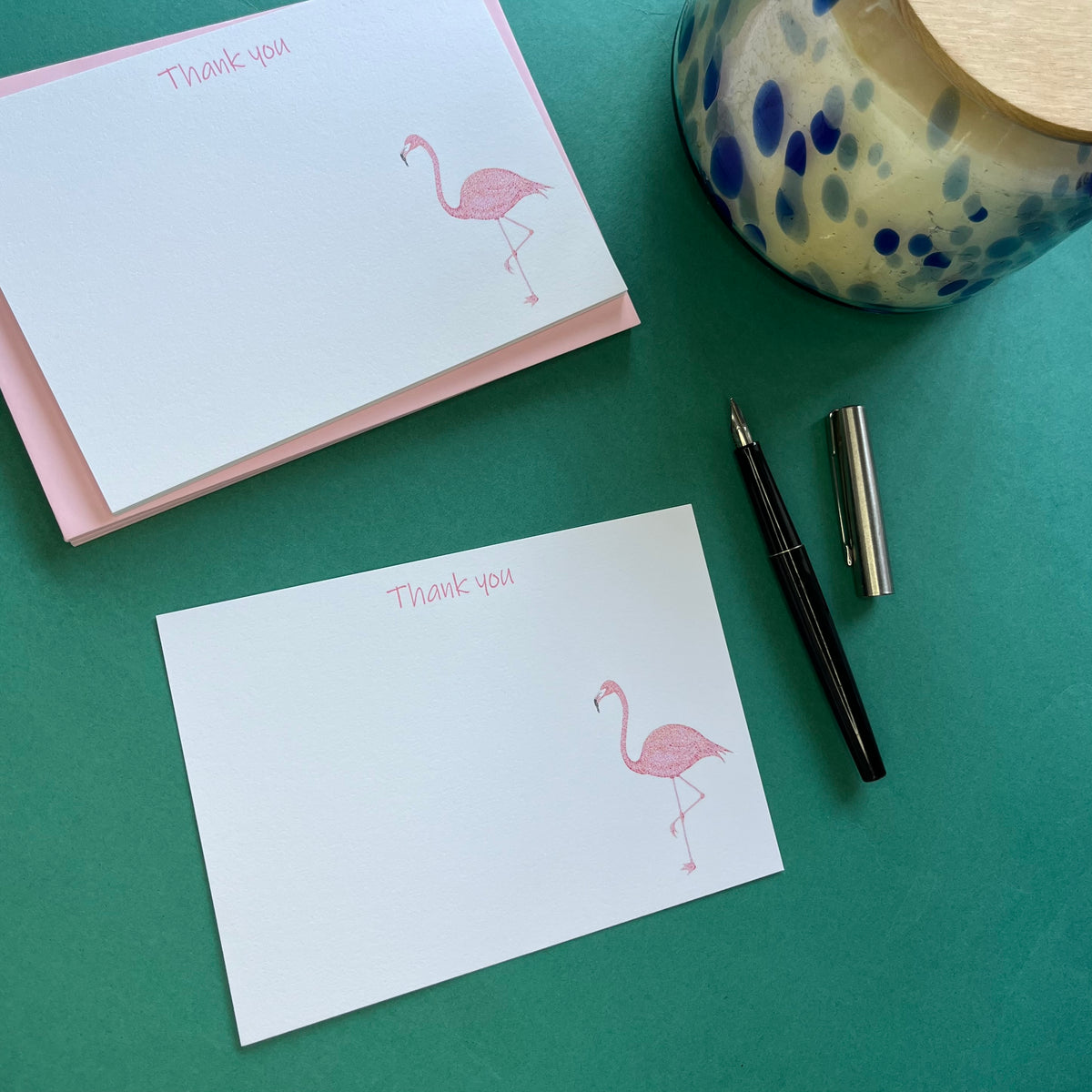 Flamingo Notecards