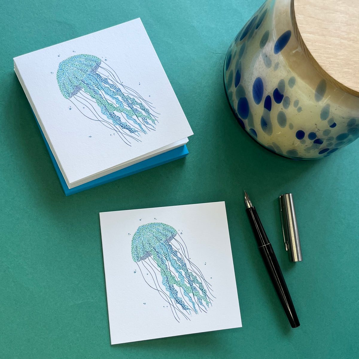 Jellyfish mini cards