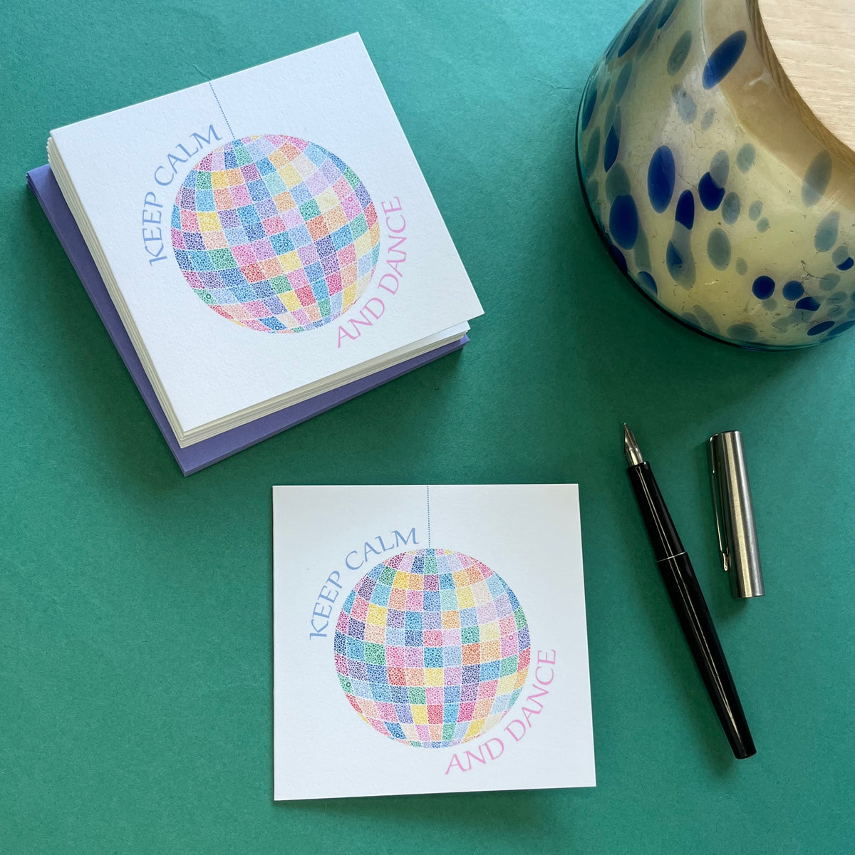 Disco Ball mini cards