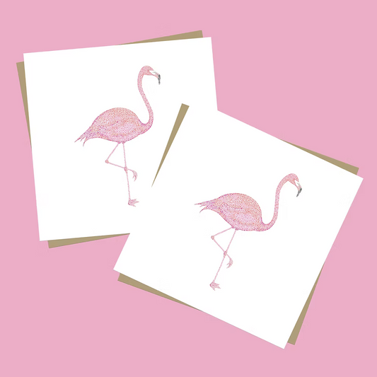 Flamingo mini cards