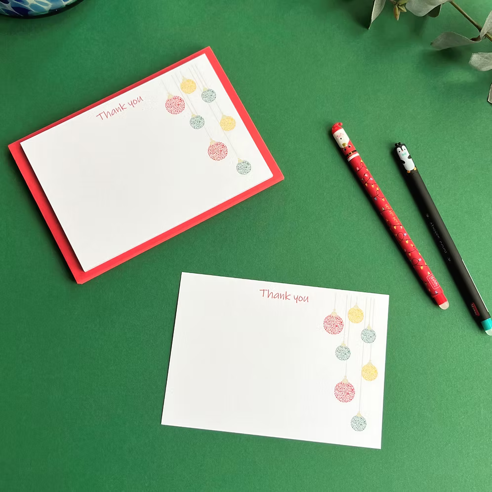 Christmas Thank you Notecards
