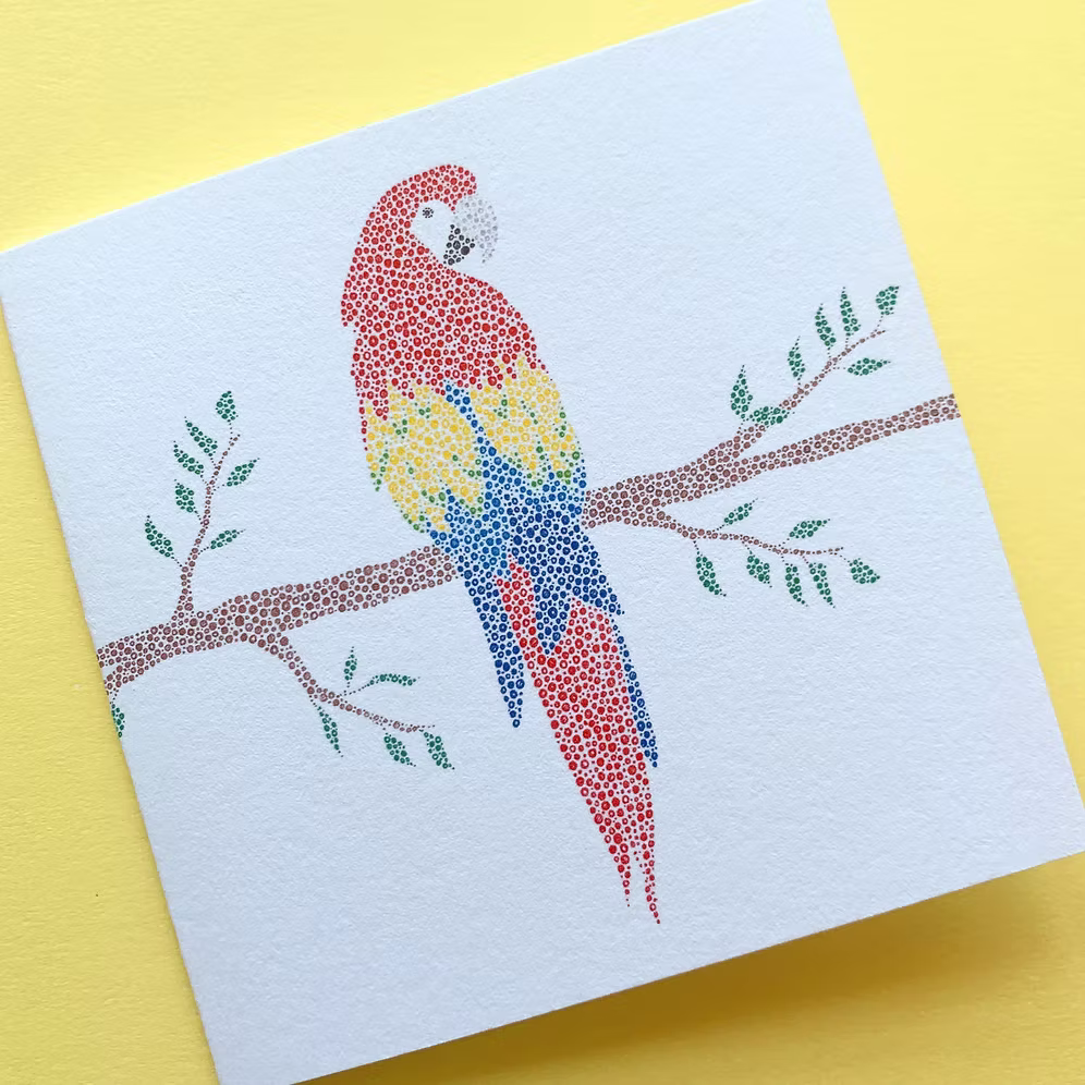 Parrot mini cards