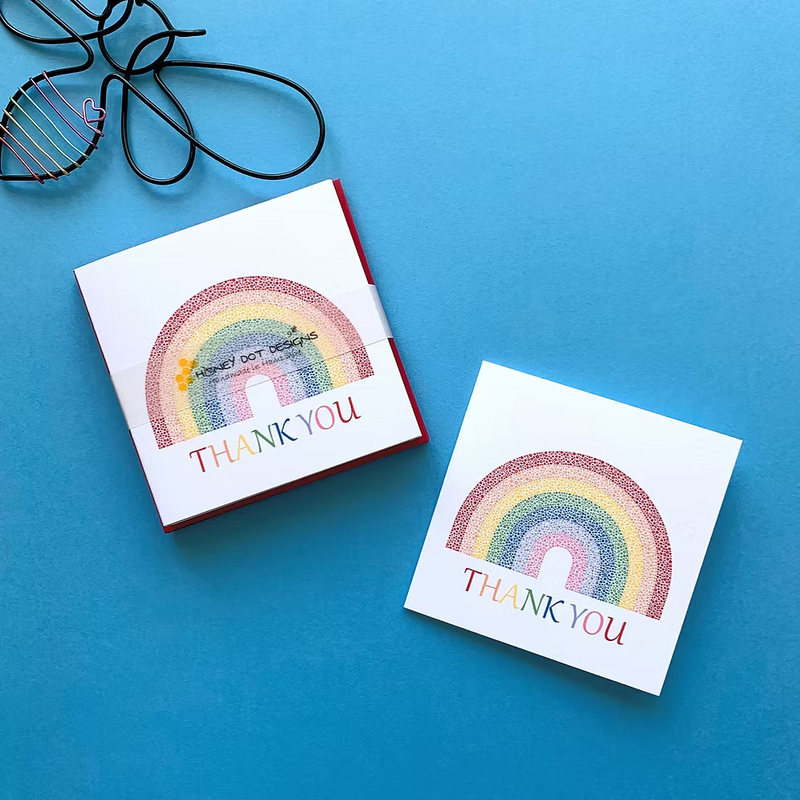 Rainbow mini cards