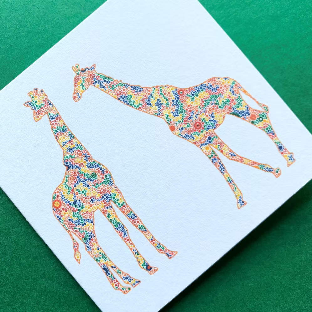 Safari Animal mini cards