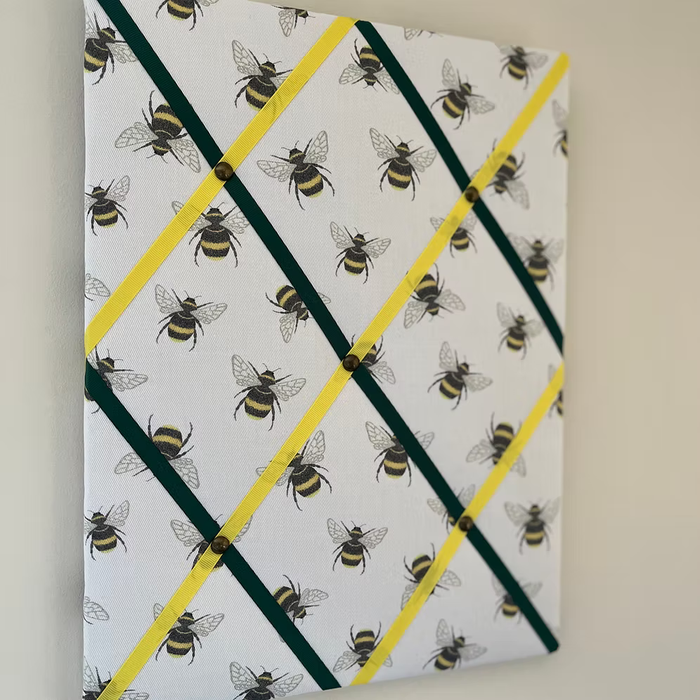 Bee Fabric Noticeboard