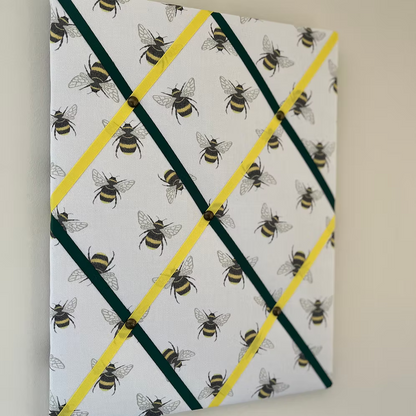 Bee Fabric Noticeboard