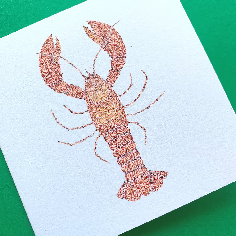 Lobster mini cards