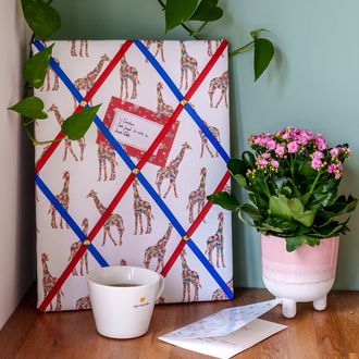 Giraffe Fabric Noticeboard