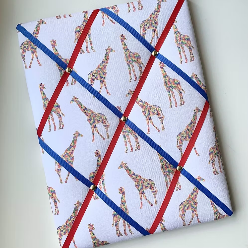 Giraffe Fabric Noticeboard