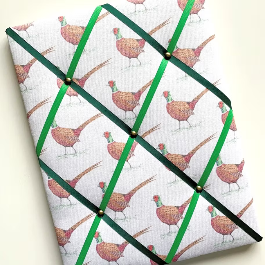 Pheasant Fabric Noticeboard