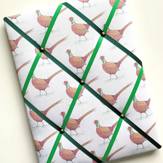 Pheasant Fabric Noticeboard