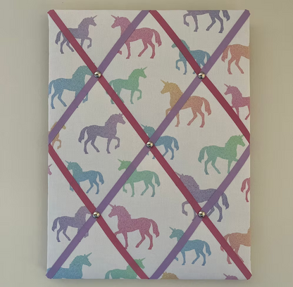 Unicorn Fabric Noticeboard