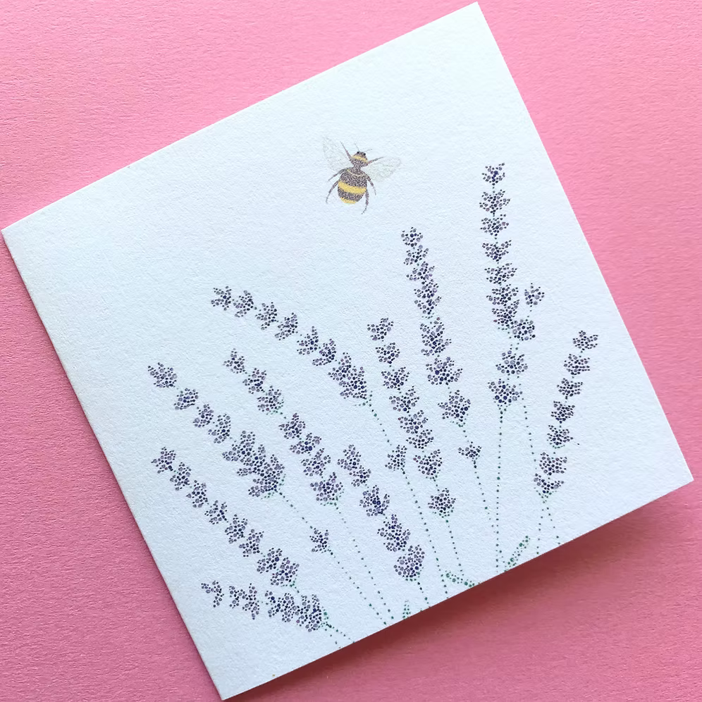Lavender mini cards