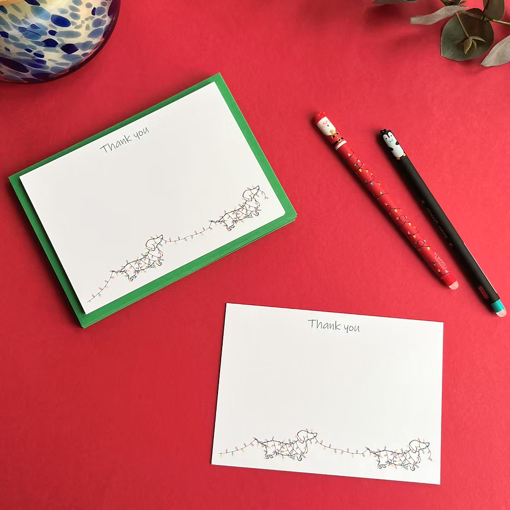Christmas Thank you Notecards