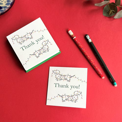 Mini Christmas Thank You cards