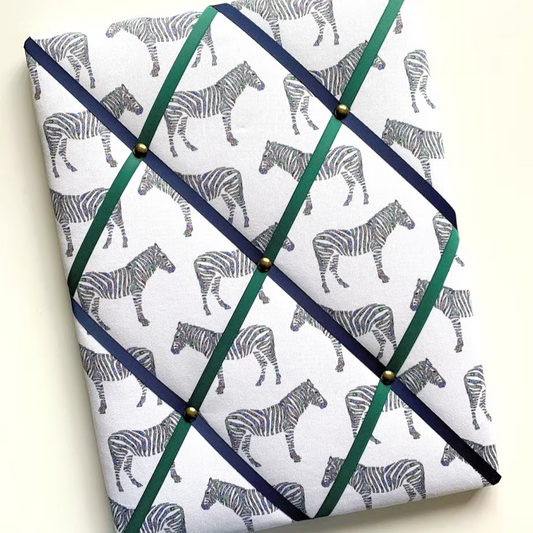 Zebra Fabric Noticeboard