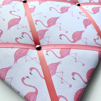 Flamingo Fabric Noticeboard