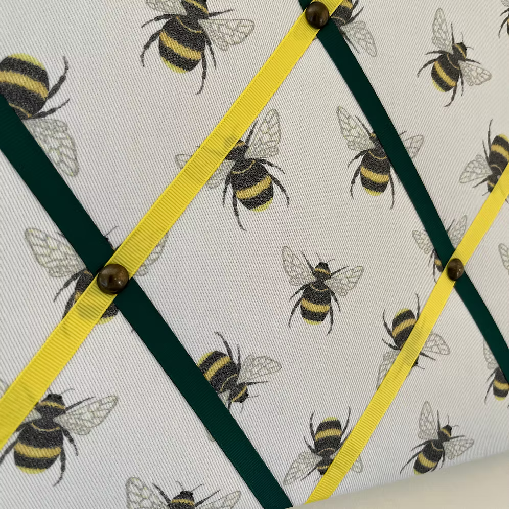 Bee Fabric Noticeboard