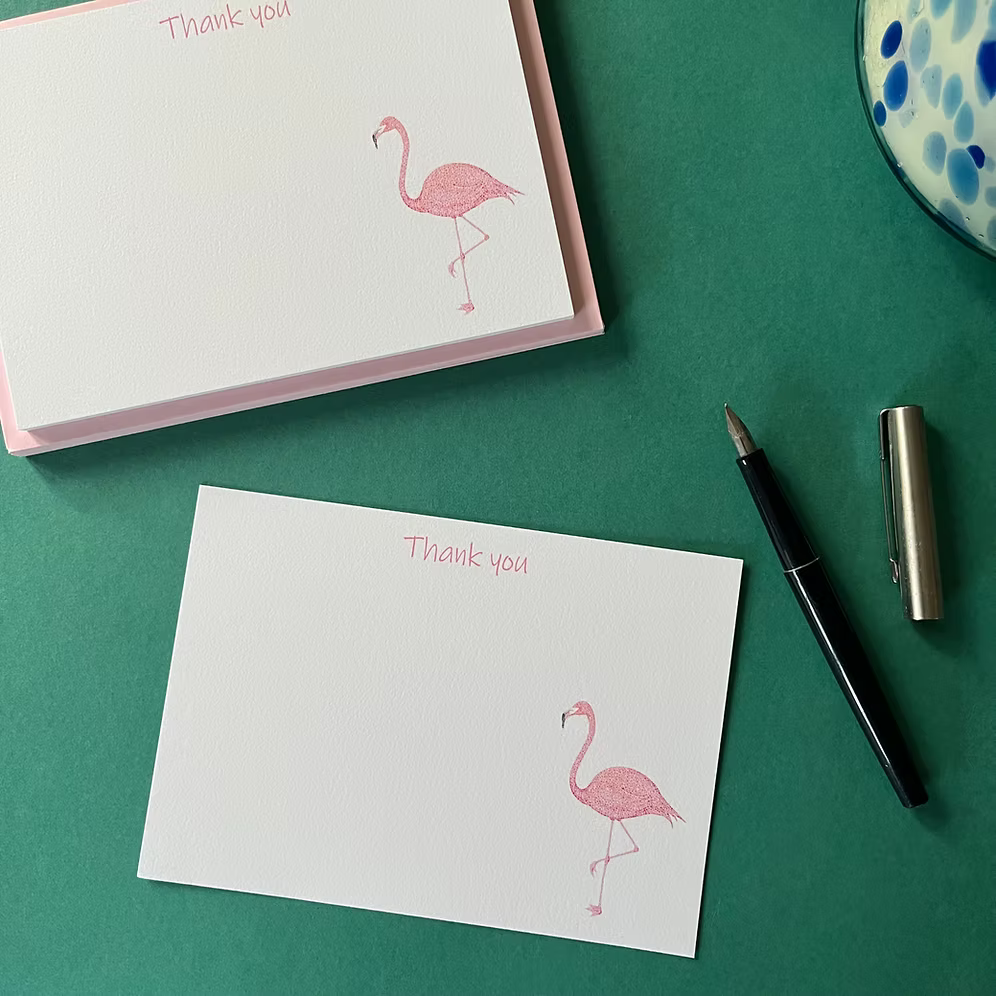 Flamingo Notecards