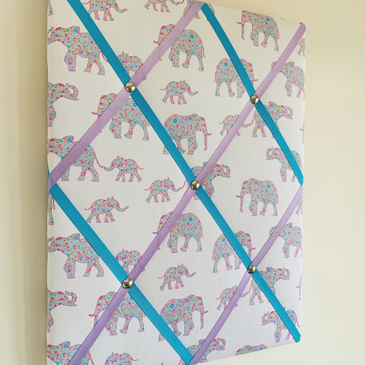 Elephant Fabric Noticeboard