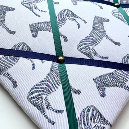 Zebra Fabric Noticeboard