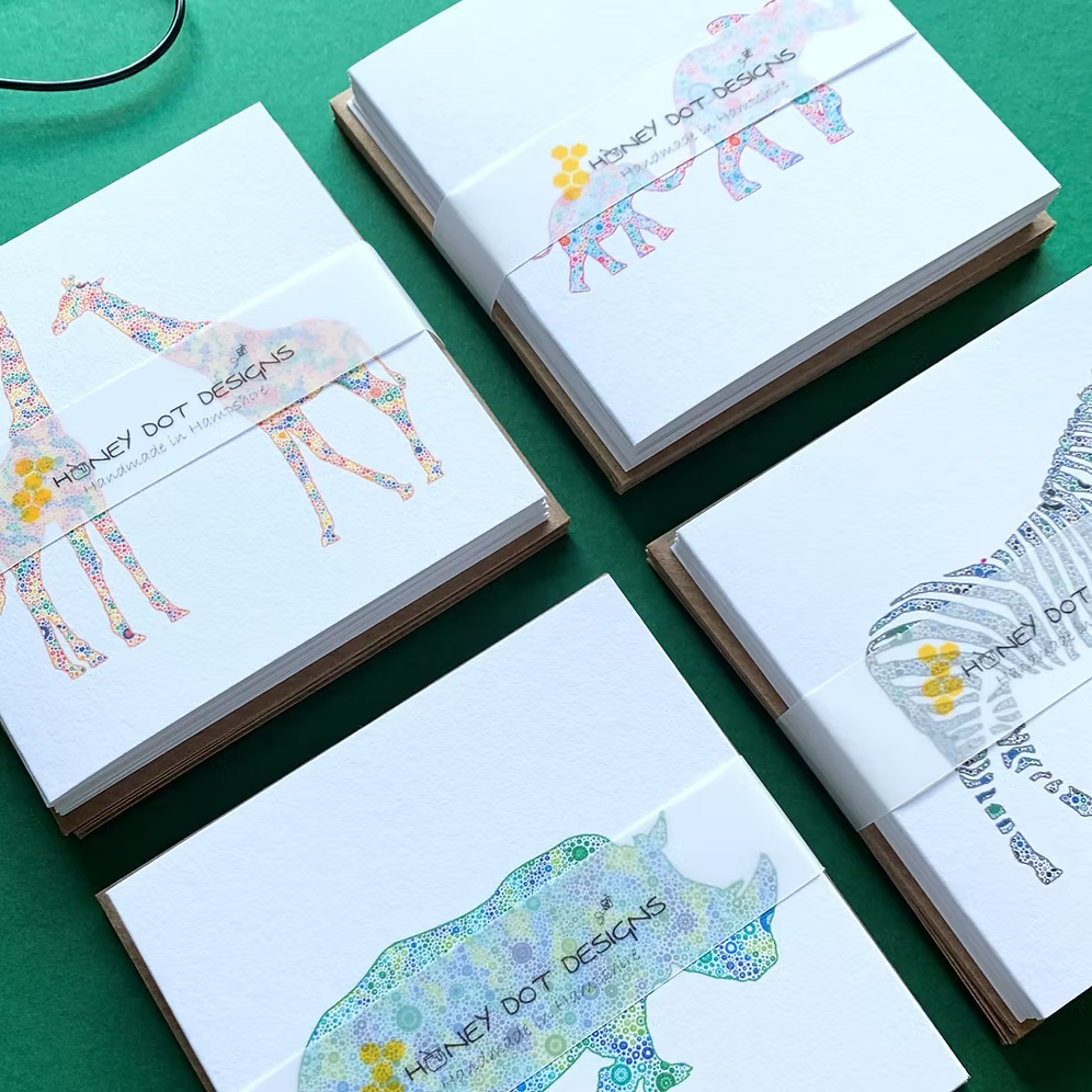 Safari Animal mini cards