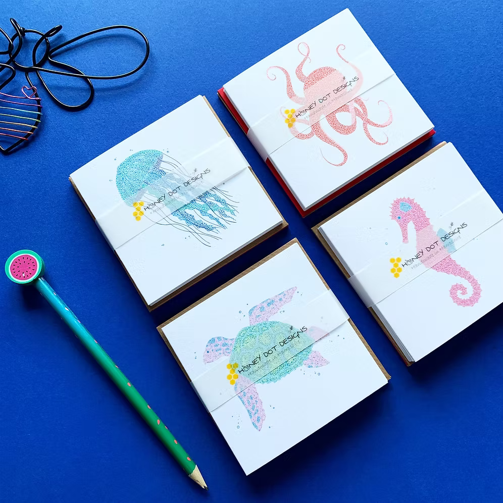 Creatures of the Sea mini cards