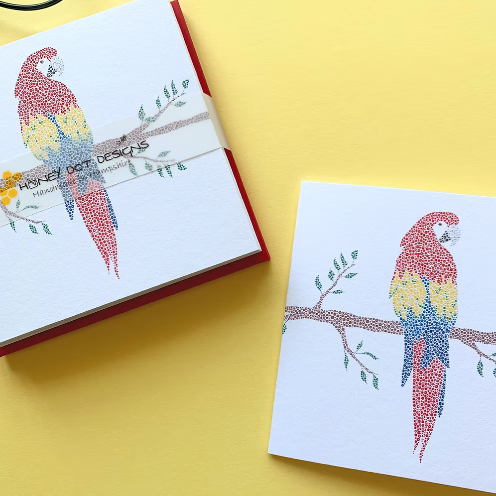 Parrot mini cards