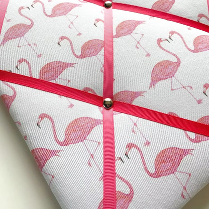 Flamingo Fabric Noticeboard