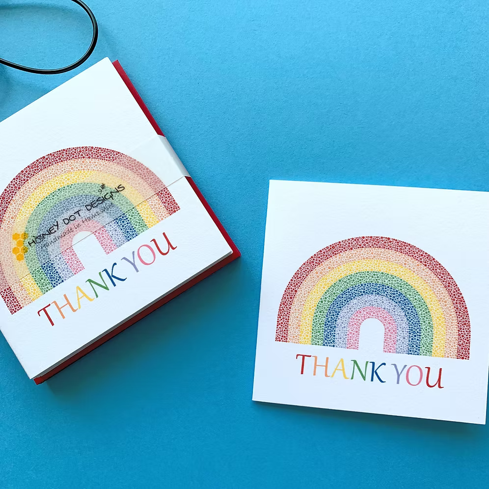 Rainbow mini cards