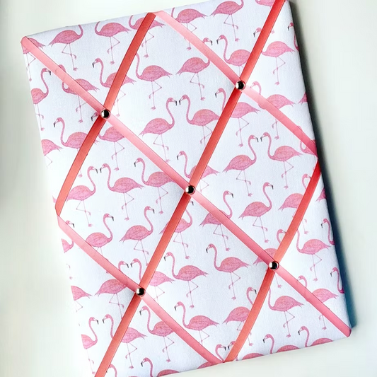 Flamingo Fabric Noticeboard