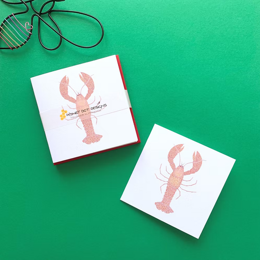Lobster mini cards