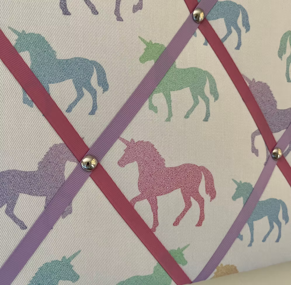 Unicorn Fabric Noticeboard