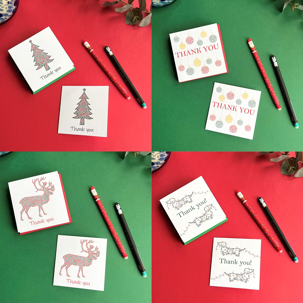 Mini Christmas Thank You cards
