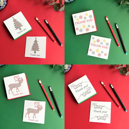 Mini Christmas Thank You cards