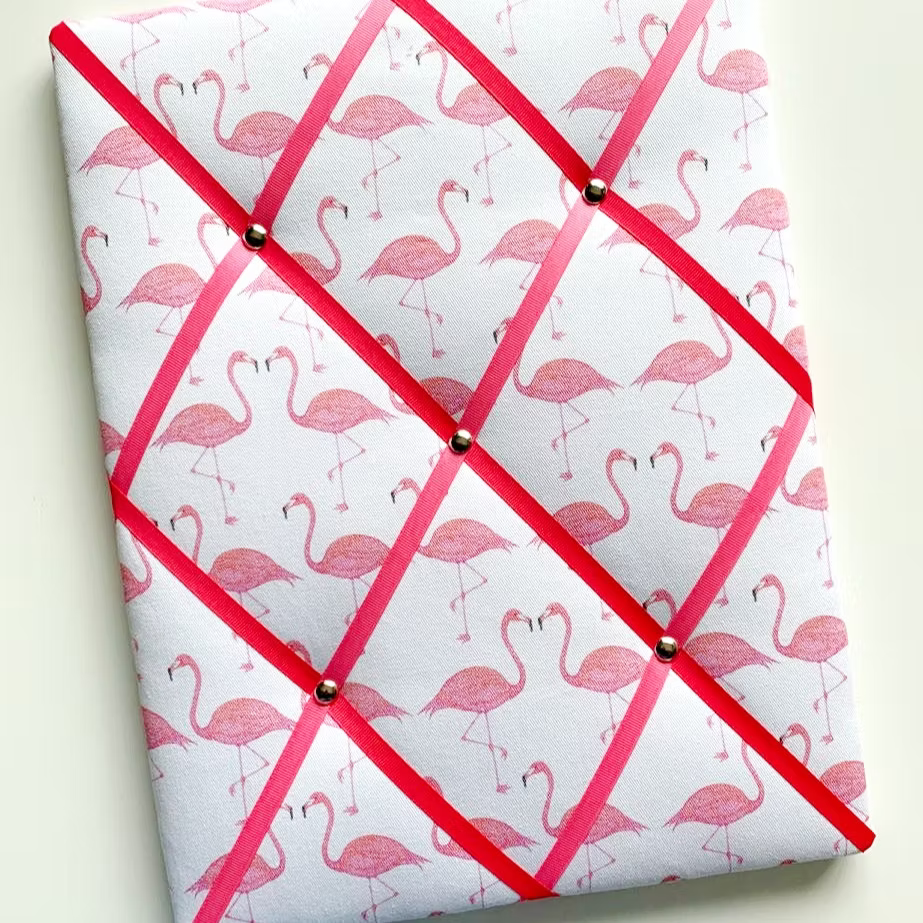 Flamingo Fabric Noticeboard