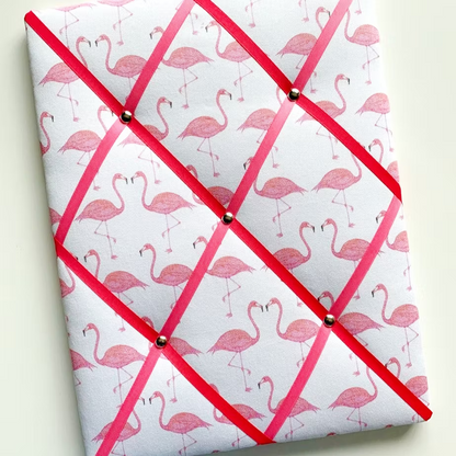 Flamingo Fabric Noticeboard