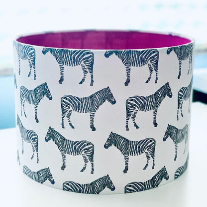 Zebra Lampshade