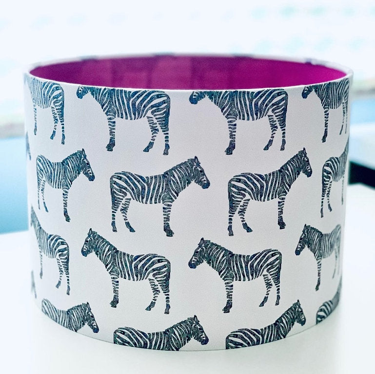 Zebra Lampshade