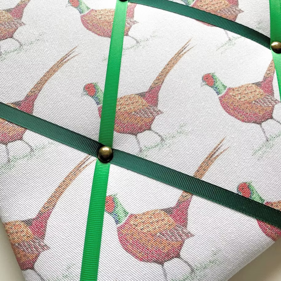 Pheasant Fabric Noticeboard