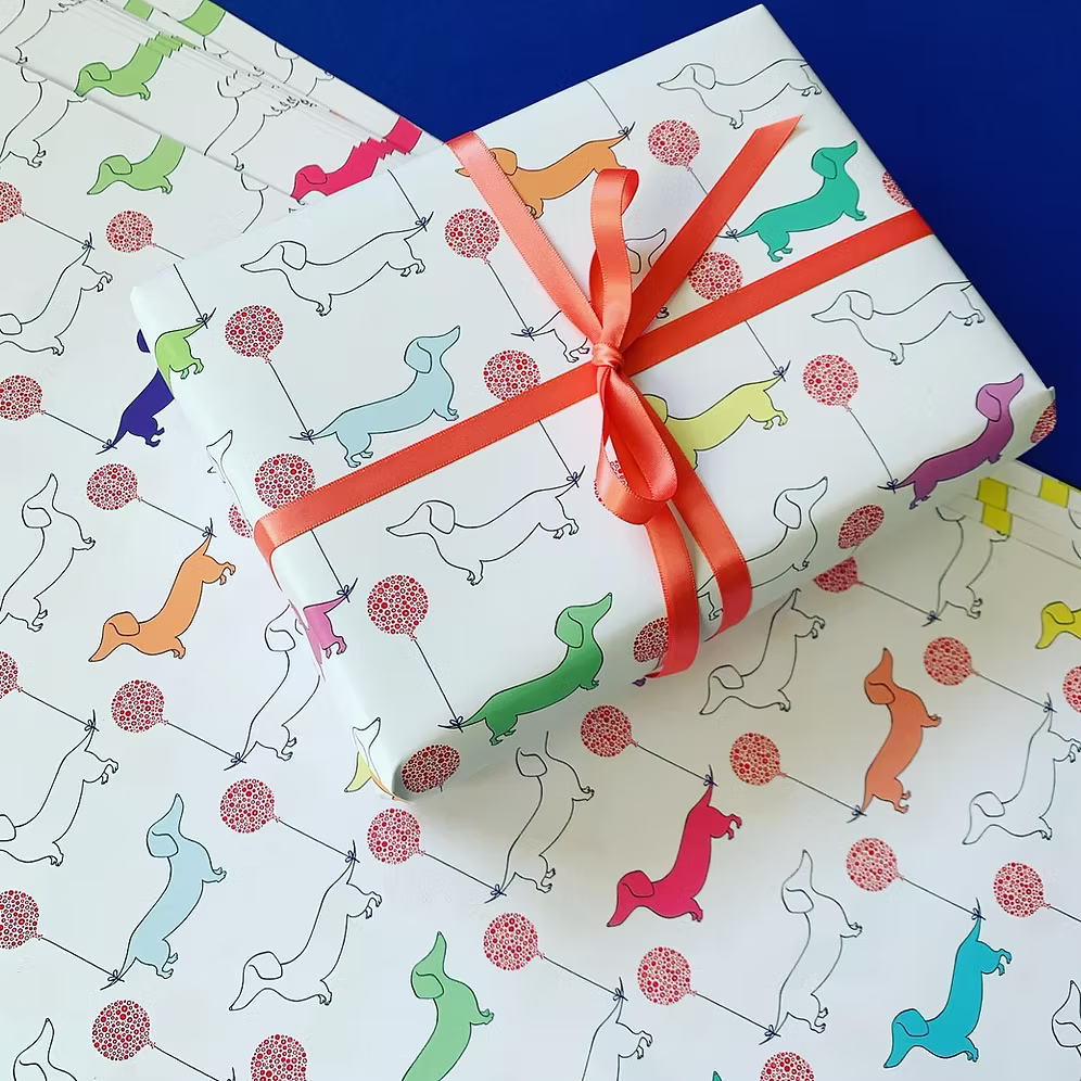 Sausage Dog wrapping paper