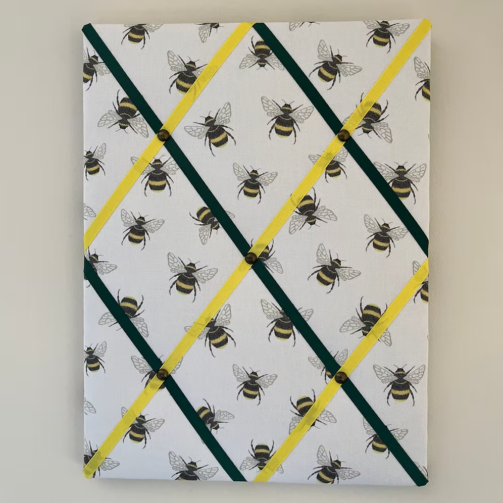 Bee Fabric Noticeboard