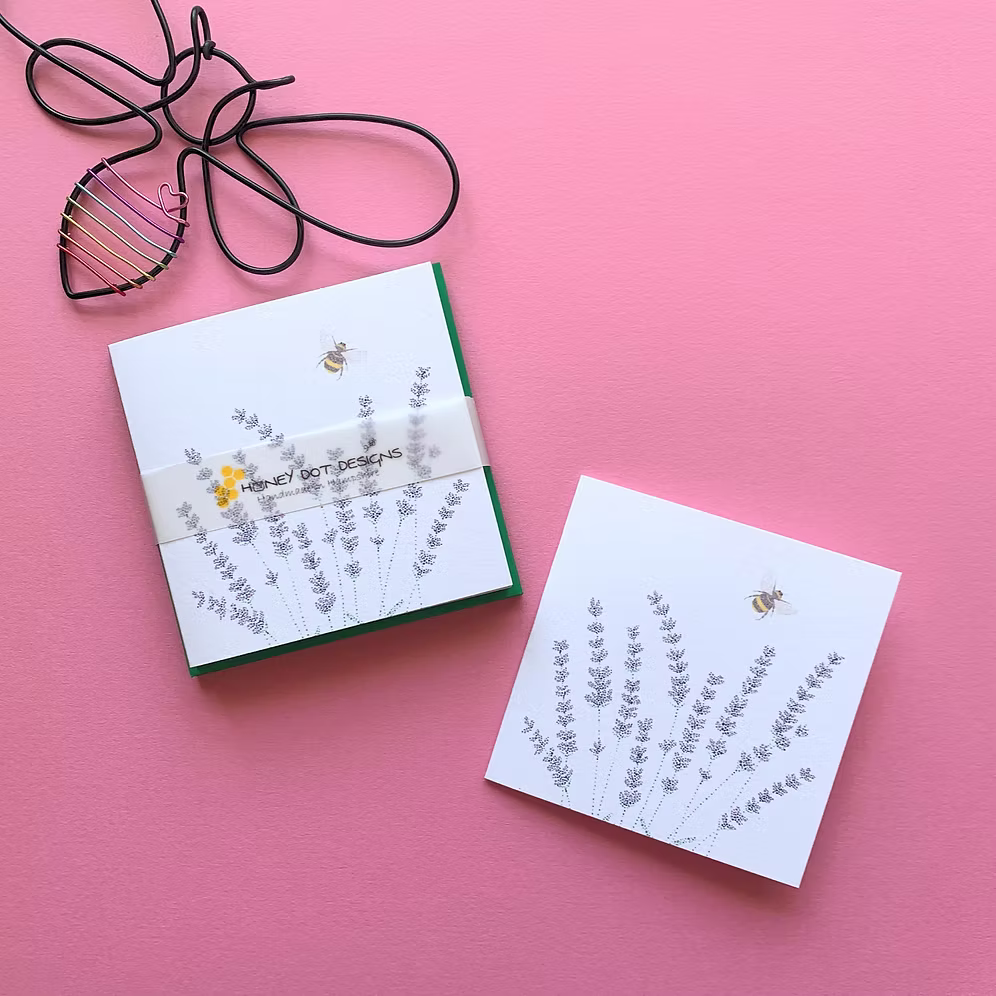 Lavender mini cards