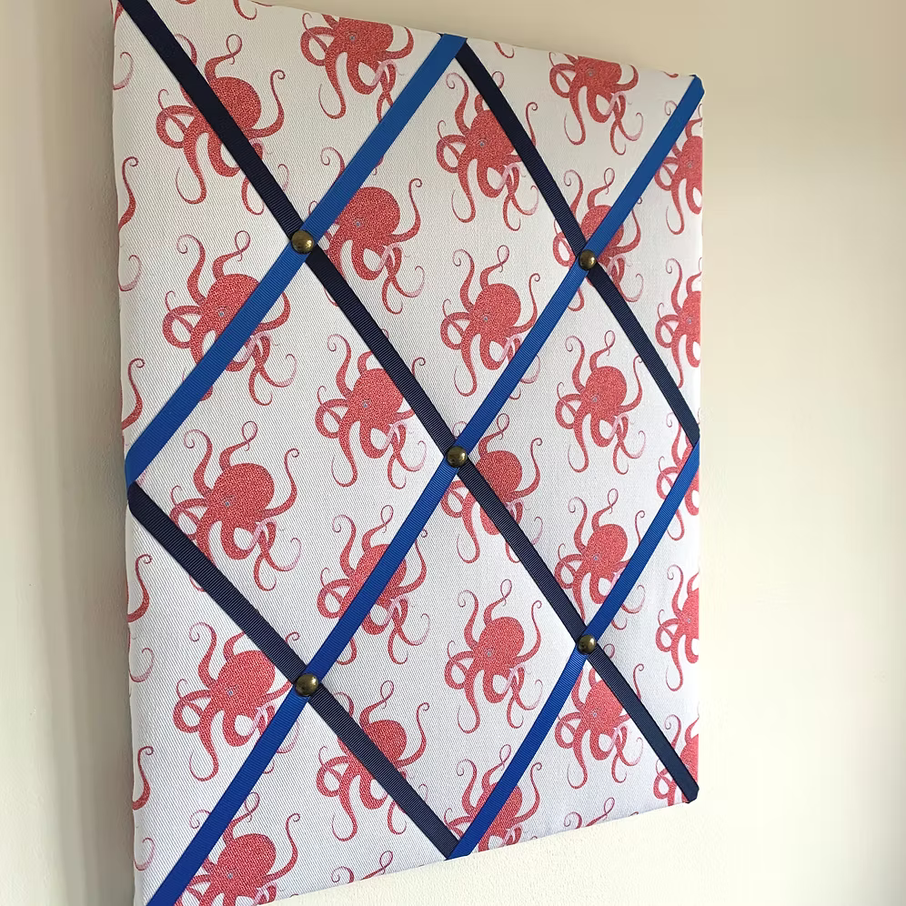 Octopus Fabric Noticeboard